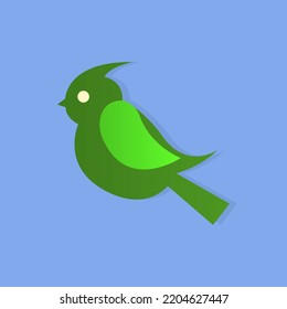 bird icon, animal concept, vector illustration