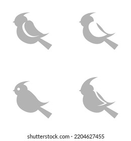 bird icon, animal concept, vector illustration
