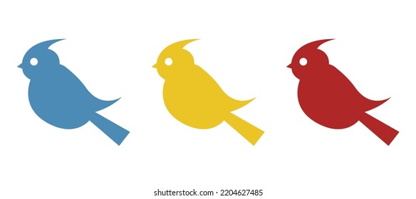 bird icon, animal concept, vector illustration
