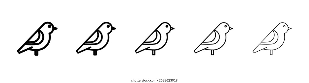 Bird icon concept. graphic design, logo, Web, UI.