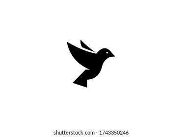 vector de diseño de icono de pájaro