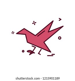 Bird icon design vector