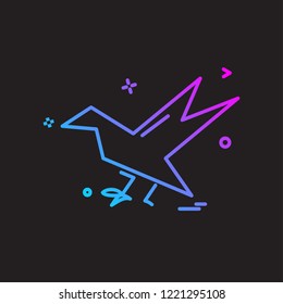 Bird icon design vector
