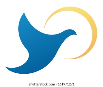bird icon emblem
