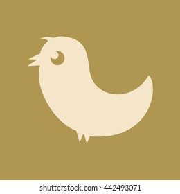 Bird Icon. Eps-10.