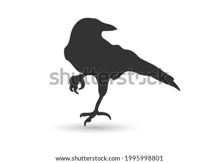 Bird icon flat. Illustration isolated vector sign symbol