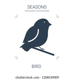 bird icon. high quality filled bird icon on white background. from seasons collection flat trendy vector bird symbol. use for web and mobile