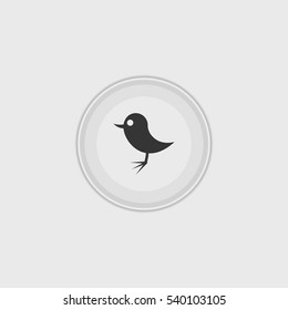 Bird  icon illustration isolated vector sign symbol