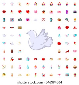 bird icon illustration isolated vector sign symbol