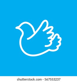bird icon illustration isolated vector sign symbol