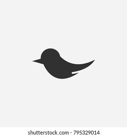 Bird icon illustration isolated vector sign symbol