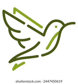Bird Icon Illustration, for web, app, infographic, etc