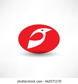 Bird icon. Logo design