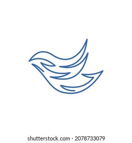 Logo-Design für Vogel-Symbol