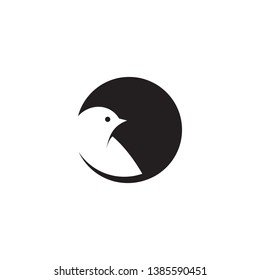 Bird icon logo design vector template