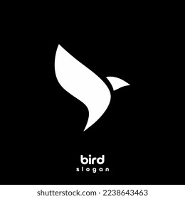 Bird icon logo design vector
