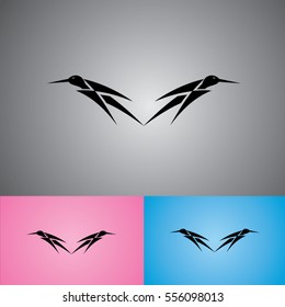 bird icon logo flying