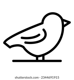 Bird icon or logo illustration black logo