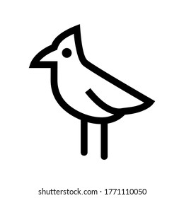 bird icon or logo isolated sign symbol vector illustration - high quality black style vector icons
