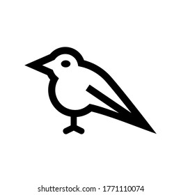 bird icon or logo isolated sign symbol vector illustration - high quality black style vector icons
