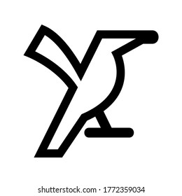 bird icon or logo isolated sign symbol vector illustration - high quality black style vector icons
