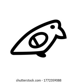bird icon or logo isolated sign symbol vector illustration - high quality black style vector icons
