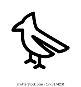 bird icon or logo isolated sign symbol vector illustration - high quality black style vector icons
