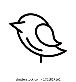 bird icon or logo isolated sign symbol vector illustration - high quality black style vector icons
