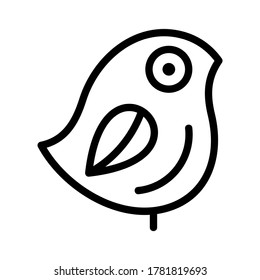 bird icon or logo isolated sign symbol vector illustration - high quality black style vector icons
