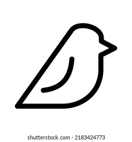 bird icon or logo isolated sign symbol vector illustration - high quality black style vector icons
