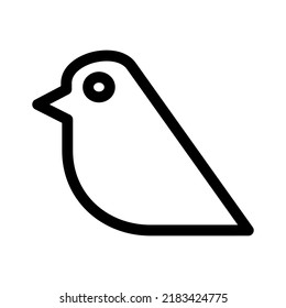 bird icon or logo isolated sign symbol vector illustration - high quality black style vector icons
