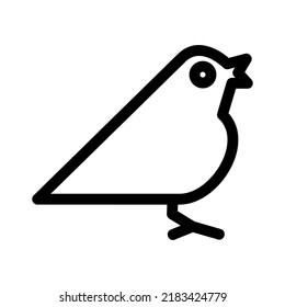 bird icon or logo isolated sign symbol vector illustration - high quality black style vector icons
