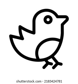 bird icon or logo isolated sign symbol vector illustration - high quality black style vector icons
