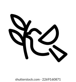 bird icon or logo isolated sign symbol vector illustration - high quality black style vector icons
