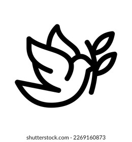 bird icon or logo isolated sign symbol vector illustration - high quality black style vector icons