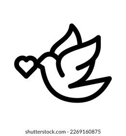 icono de pájaro o logotipo símbolo de signo aislado ilustración vectorial - iconos vectoriales de estilo negro de alta calidad