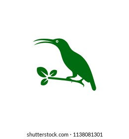 Bird icon logo template vector illustration