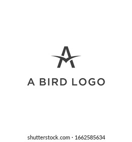 A bird icon logo vector