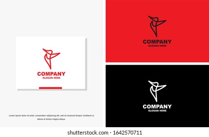 bird icon logo vector design
