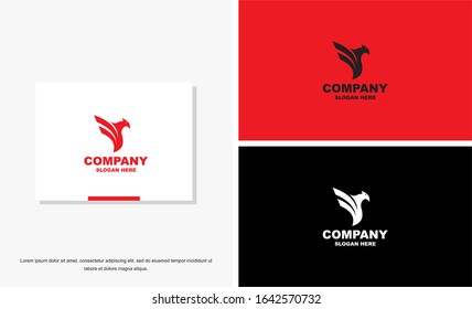 bird icon logo vector design