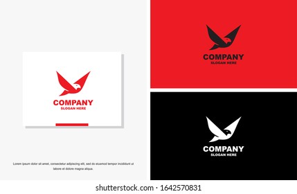 bird icon logo vector design
