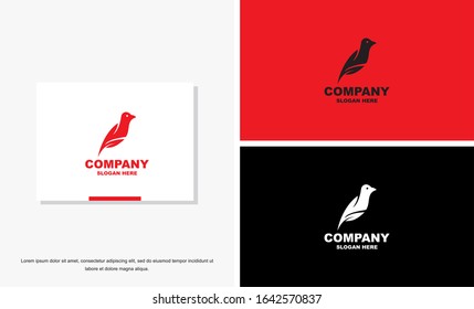 bird icon logo vector design