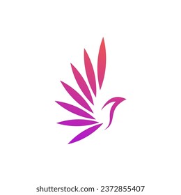 bird icon logo vector illustration