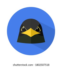 icono de pájaro sobre fondo blanco. logotipo de pájaro. Ilustración del vector.eps