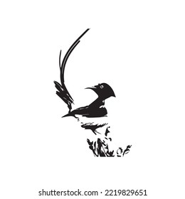 bird icon - From pets,  black color background white