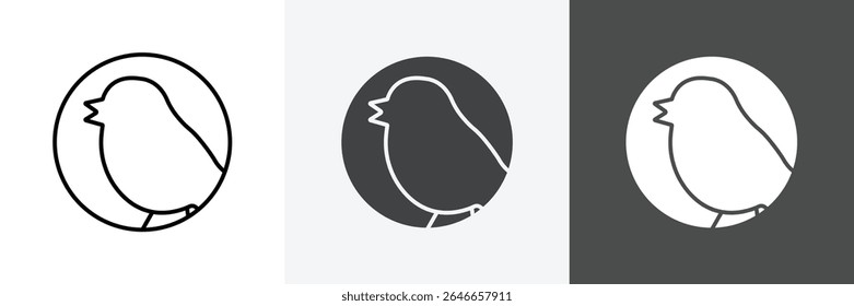Conjunto de iconos de pájaro Arte vectorial