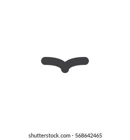 bird icon. sign design