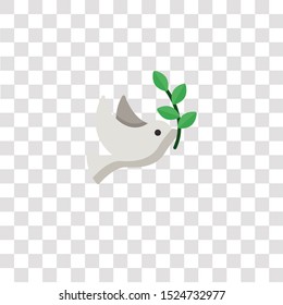 bird icon sign and symbol. bird color icon for website design and mobile app development. Simple Element from happiness collection for mobile concept and web apps icon.