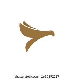 Icono de pájaro, estilo plano simple, Ilustración vectorial, símbolo, pictograma de Plantilla de logotipo de diseño, para UI o UX aislado en blanco para App móvil, editable