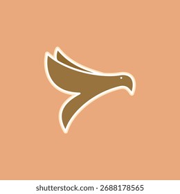 bird icon, simple flat style, vector illustration, symbol, design logo template pictogram, for ui or ux for mobile app, editable